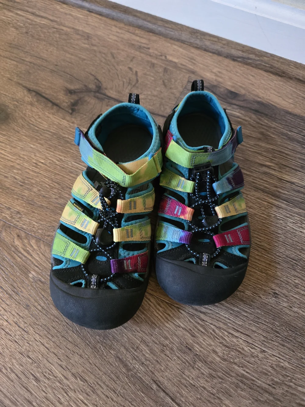 KEEN Kids' Newport H2 Multicolor Closed-Toe Sandals - Rainbow